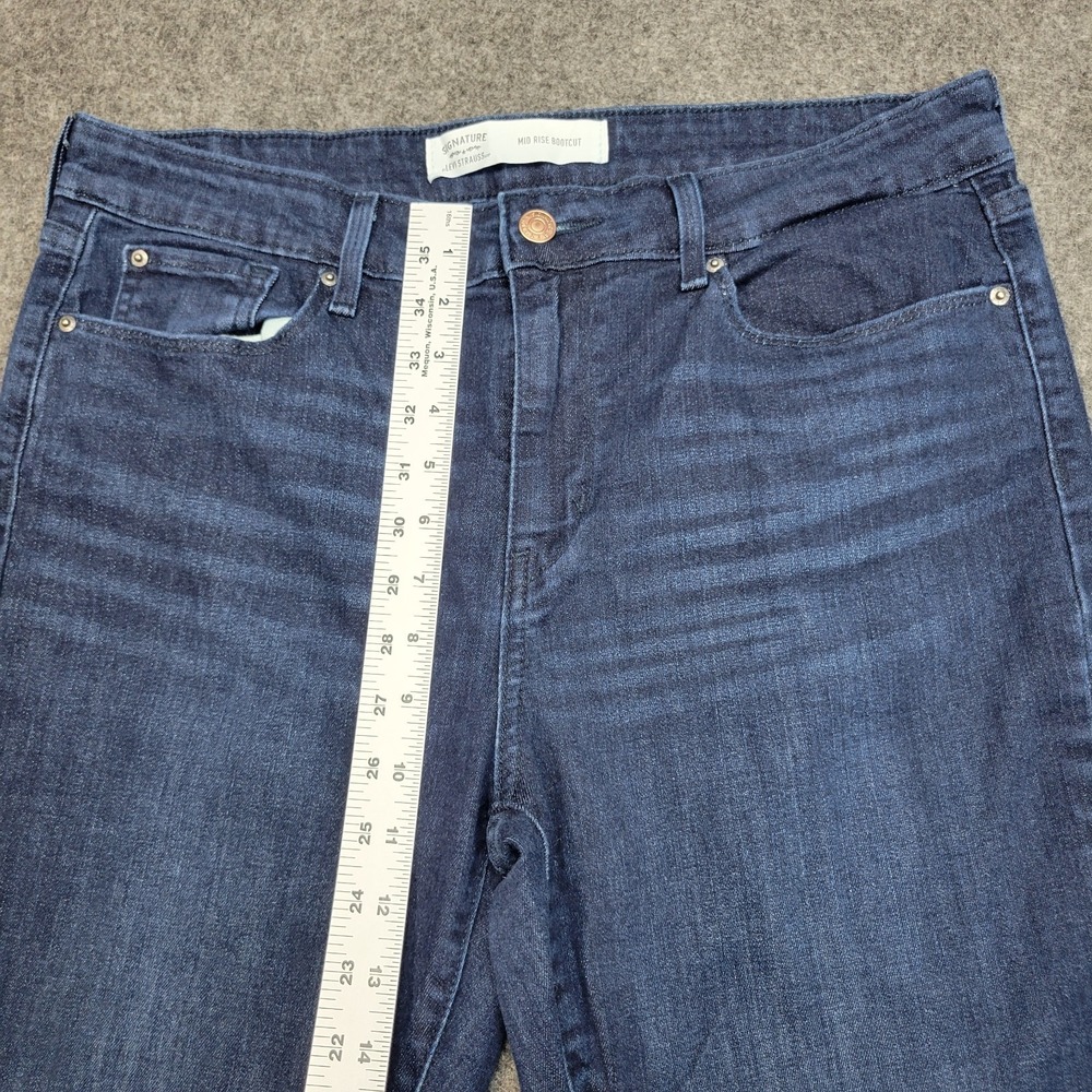 Levis Jeans Womens 32x30 Y2K Streetwear Comfort Mid Rise Bootcut Leg Cowgirl - Picture 8 of 12